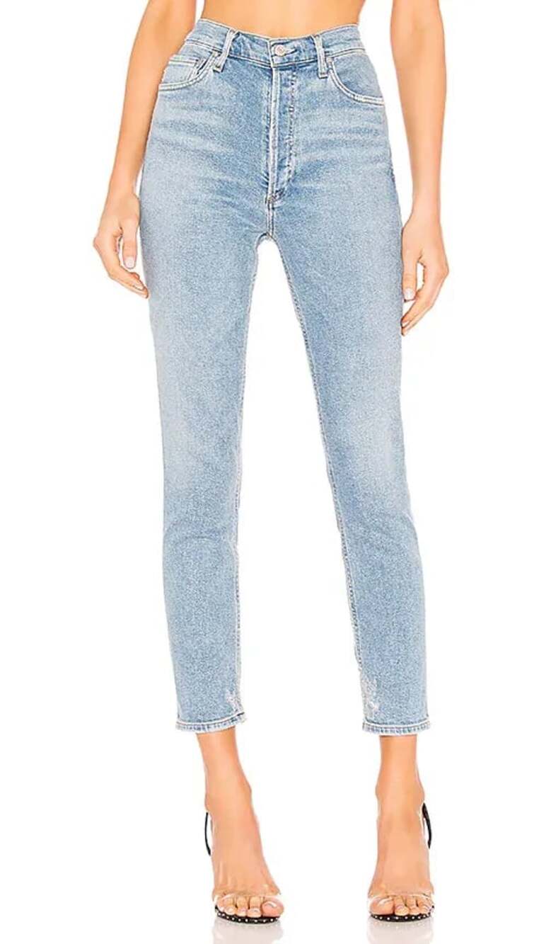 AGOLDE Nico High Rise Slim Jeans Embark Size 28